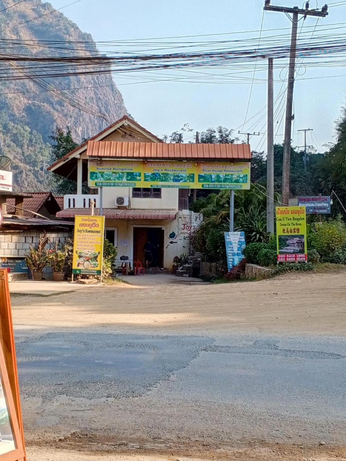Cam U View Bungalow Hotel Nong Khiaw Bagian luar foto
