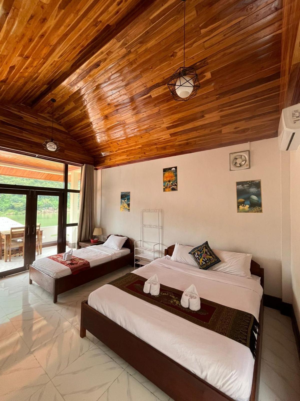 Cam U View Bungalow Hotel Nong Khiaw Bagian luar foto