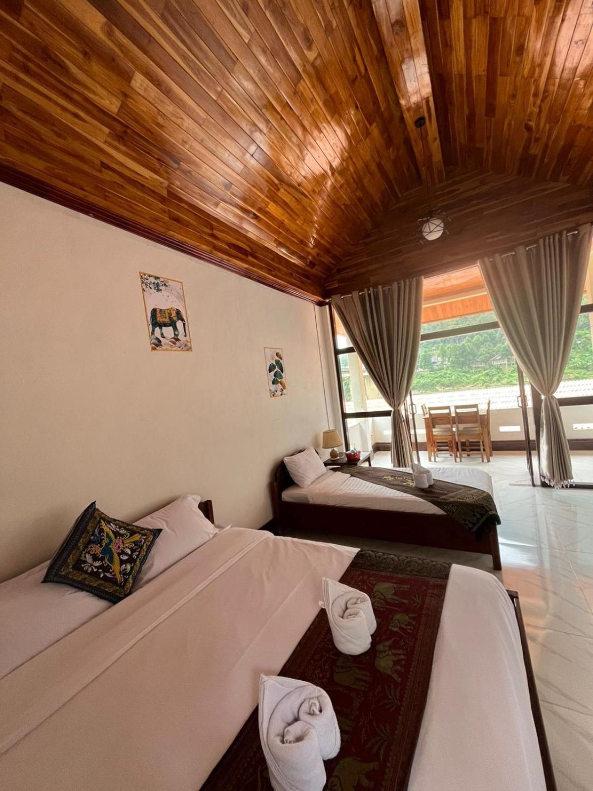 Cam U View Bungalow Hotel Nong Khiaw Bagian luar foto