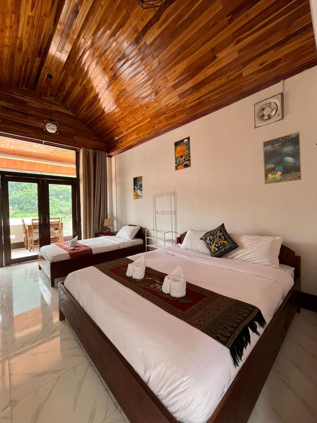 Cam U View Bungalow Hotel Nong Khiaw Bagian luar foto