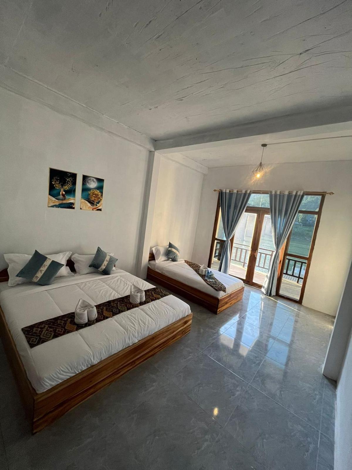 Cam U View Bungalow Hotel Nong Khiaw Bagian luar foto